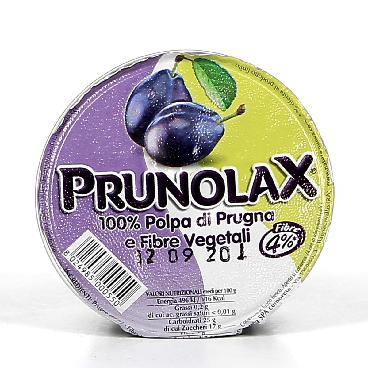 Prunolax 100% Polpa Di Prugna E Fibre Vegetali 100 g
