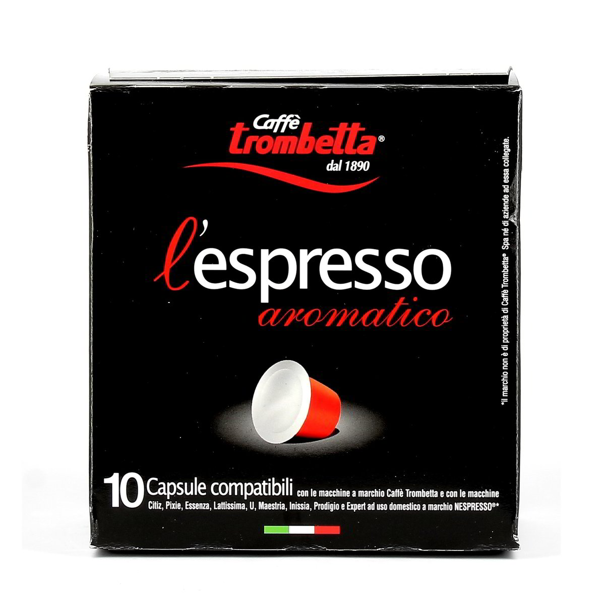 Caffè Trombetta L'espresso Aromatico 10 pezzi - 55 g totali