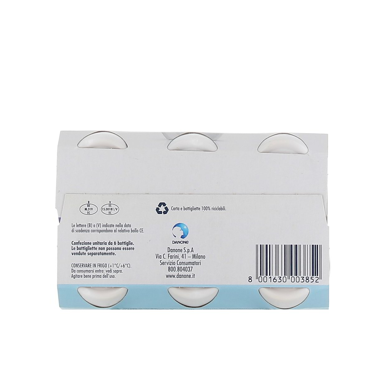 Danone Actimel Bianco 0% Grassi 6x100 g — immagine 3
