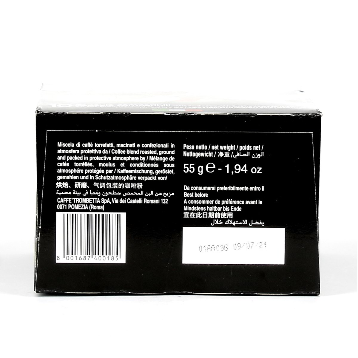 Caffè Trombetta L'espresso Aromatico 10 pezzi - 55 g totali — immagine 3