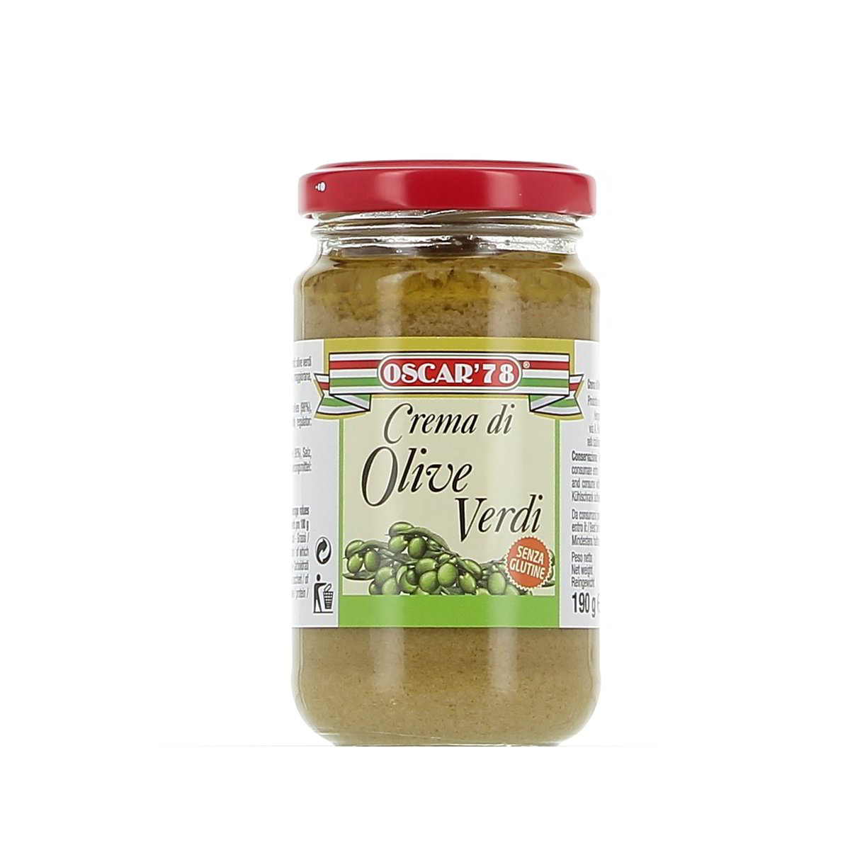 Oscar'78 Crema Di Olive Verdi 190 g