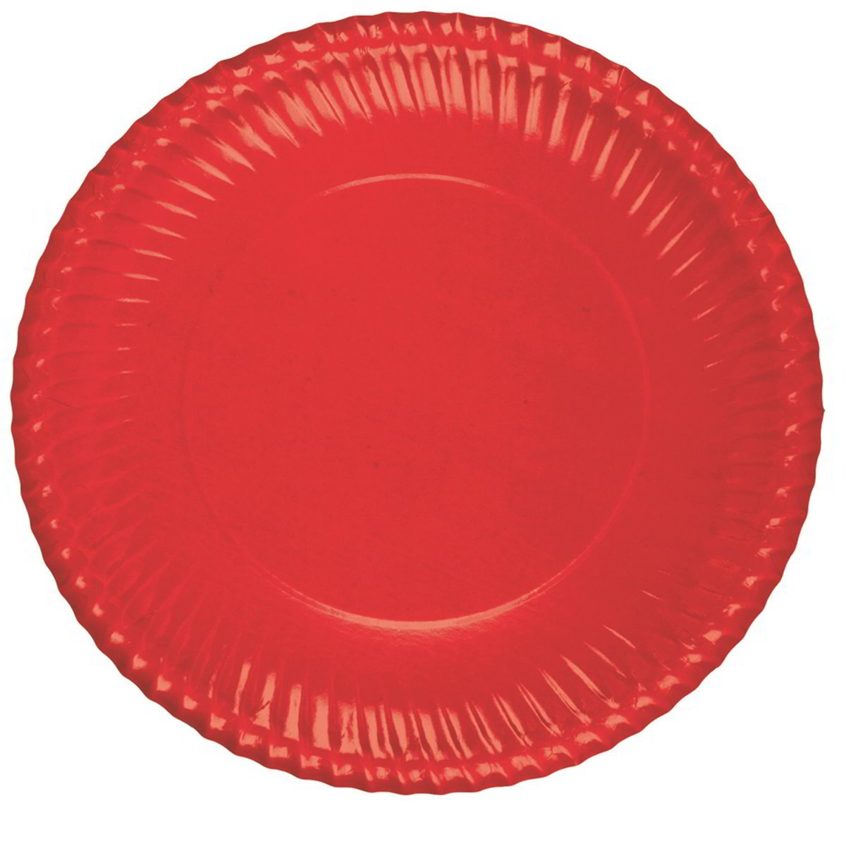Bibo Maxi Piatti Piani Rossi 6 pezzi