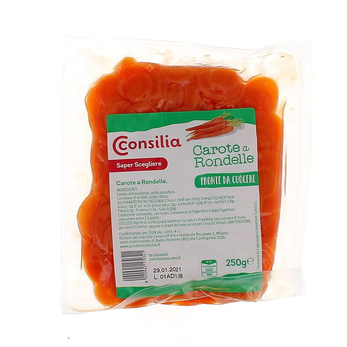 Consilia Carote A Rondelle 250 g