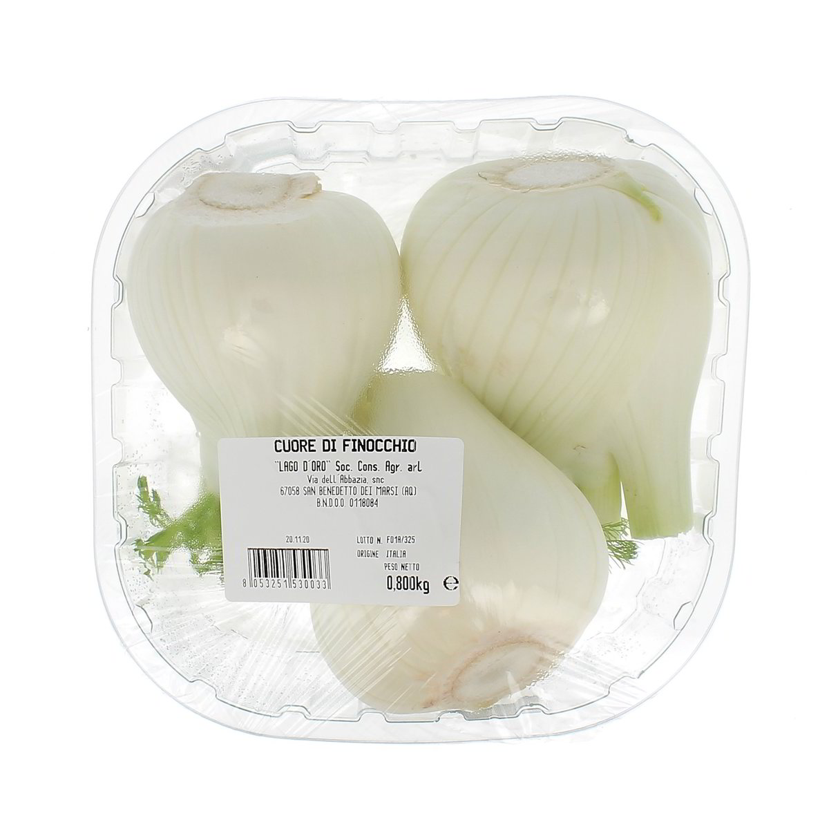 Finocchi Puliti 800 g