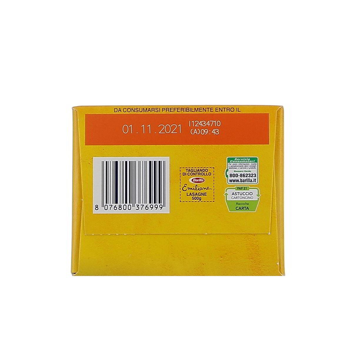 Barilla Emiliane Lasagne 500 g — immagine 3