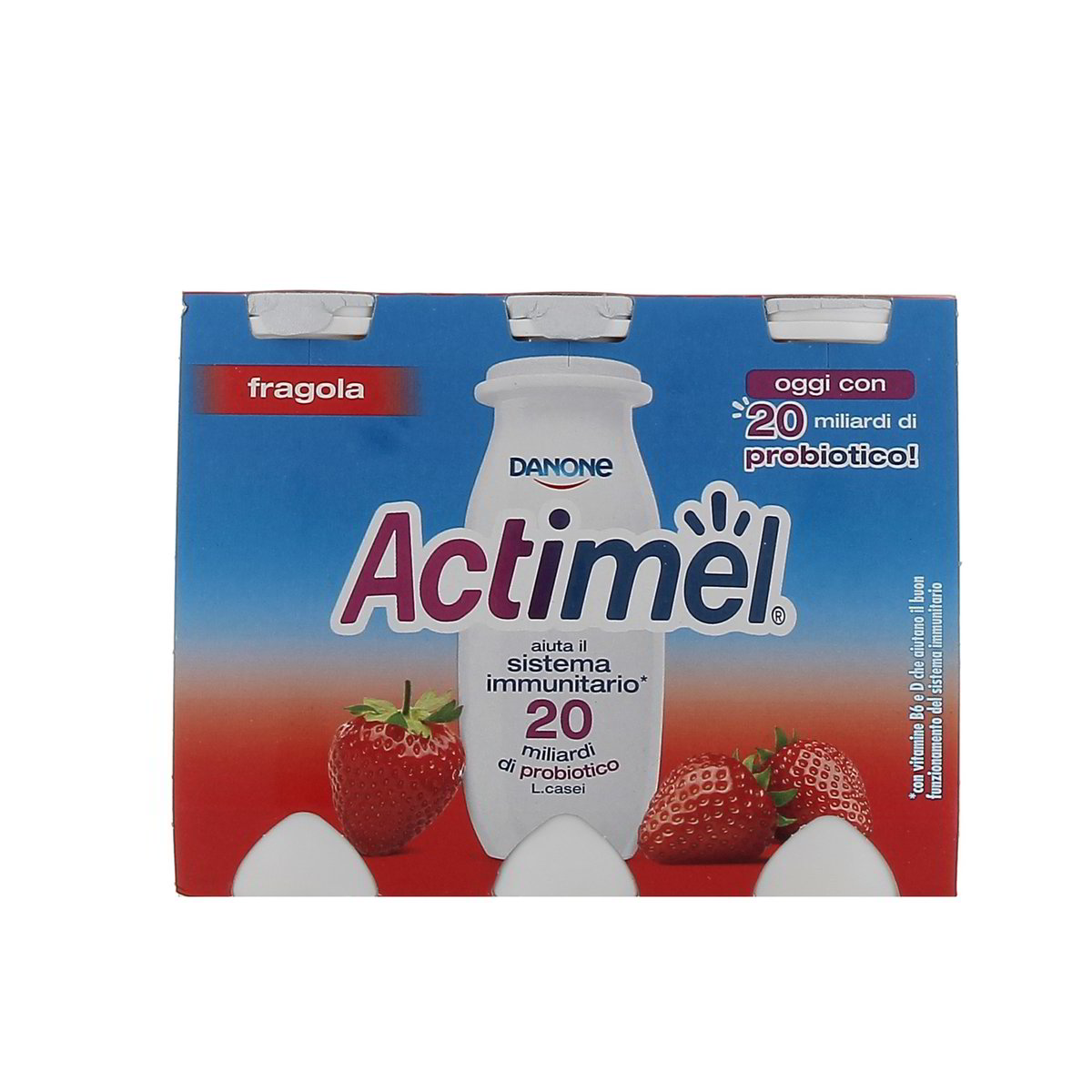 Danone Actimel Fragola 6x100 g