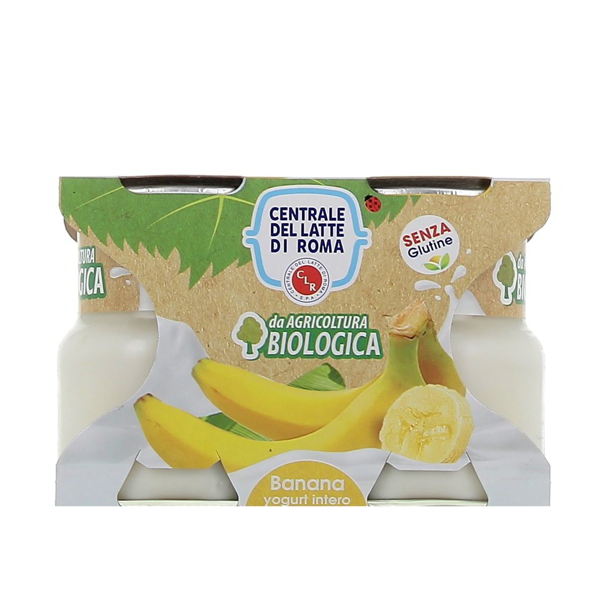 Centrale del Latte di Roma Yogurt Intero Alla Banana Bio 2x125 g