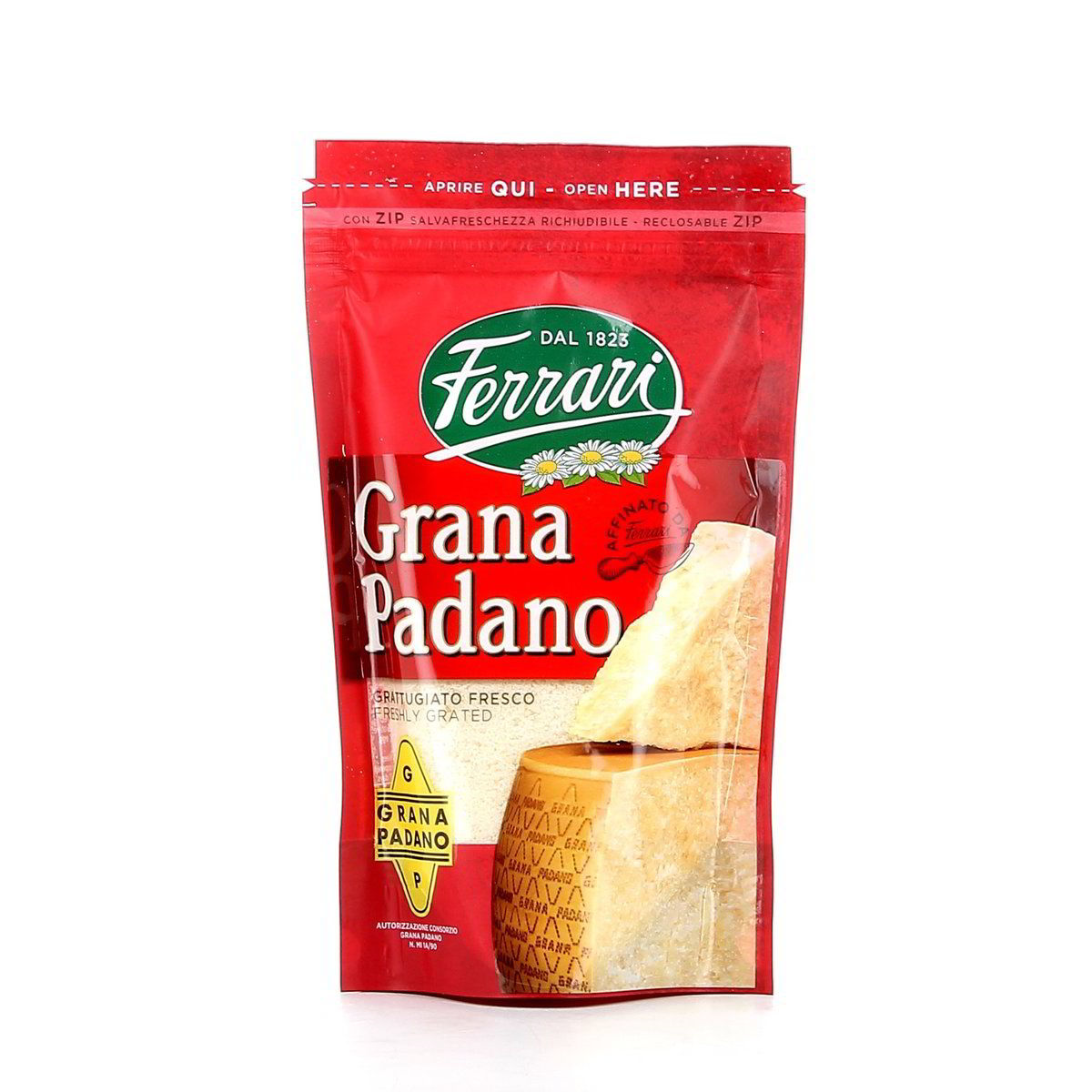 Ferrari Giovanni Formaggio Grana Padano Grattugiato 100 g