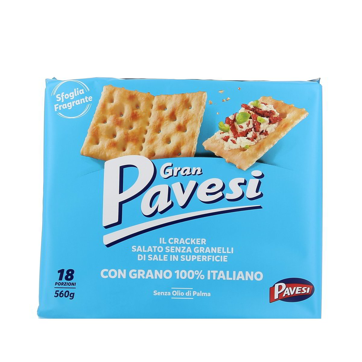 Pavesi Crackers Salati Senza Granelli Sale In Superficie 560 g