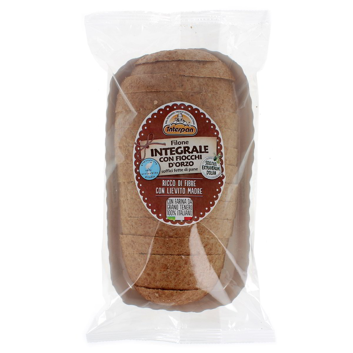 Interpan Filone Integrale Con Fiocchi D'orzo A Fette 400 g