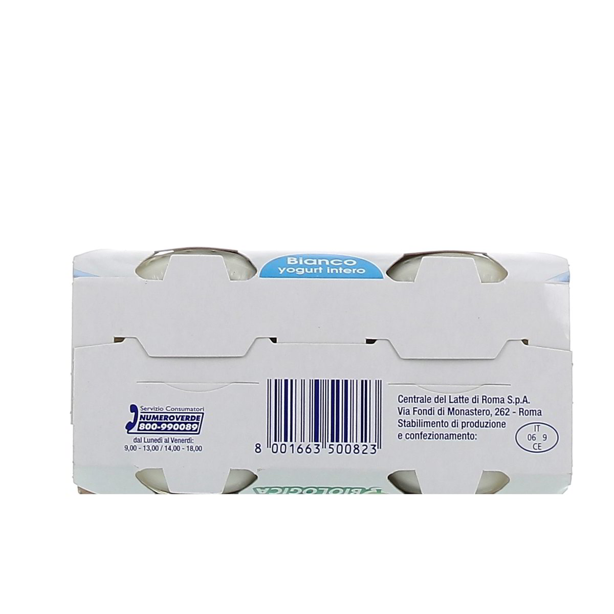 Centrale del Latte di Roma Yogurt Intero Bianco Bio 2x125 g — immagine 3