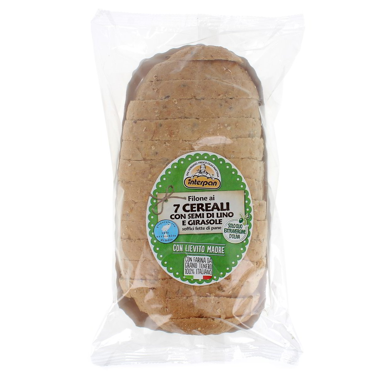 Interpan Filone Ai 7 Cereali Con Semi Di Lino E Girasole A Fette 400 g