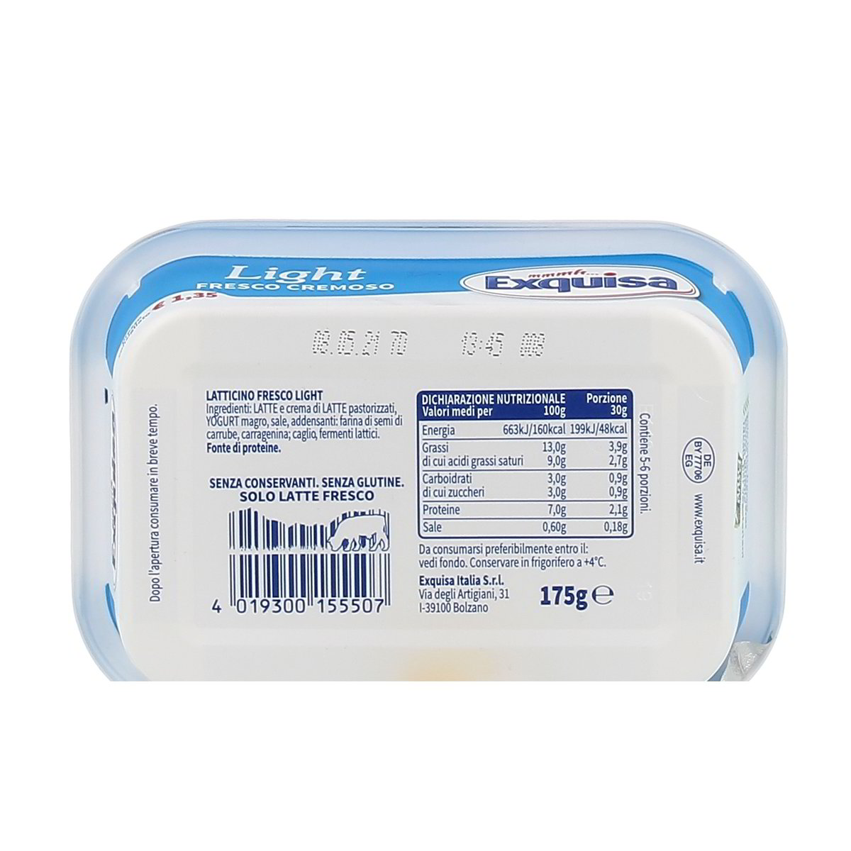 Exquisa Formaggio Fresco Light 175 g — immagine 3
