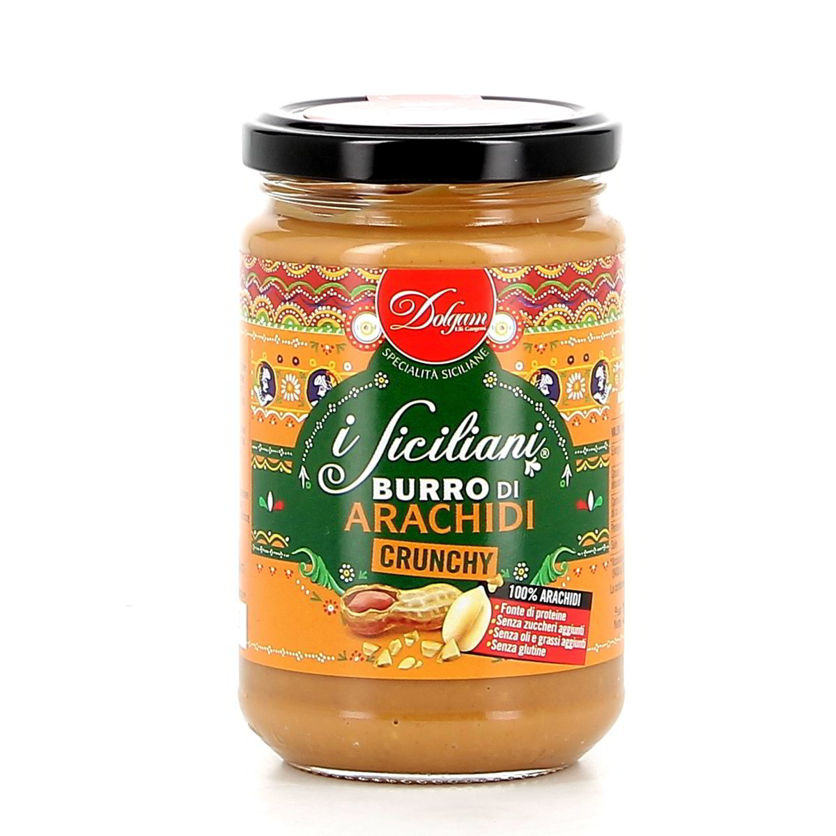 I Siciliani Burro Di Arachidi Crunchy 300 g