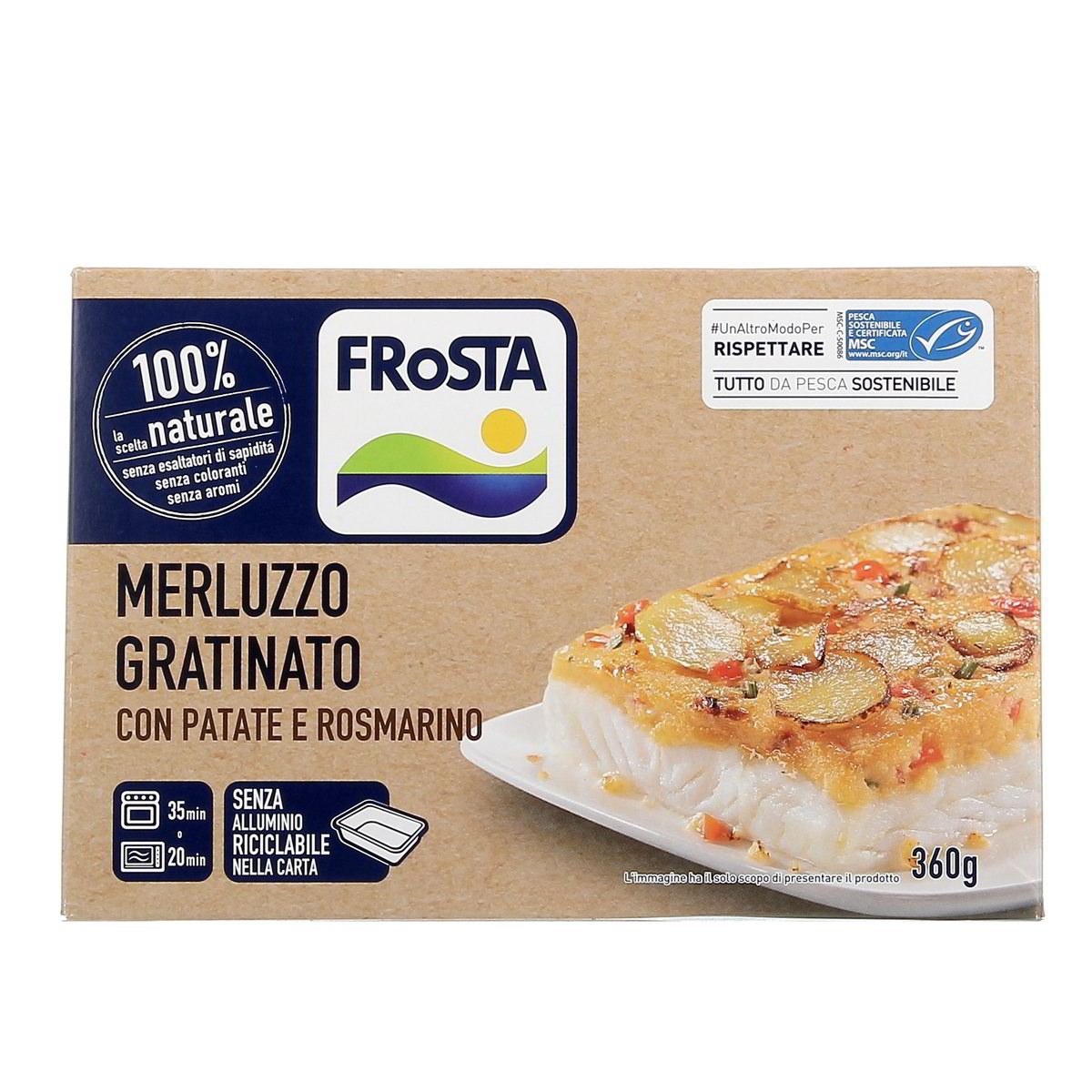 Frosta Merluzzo Gratinato Con Patate E Rosmarino 360 g