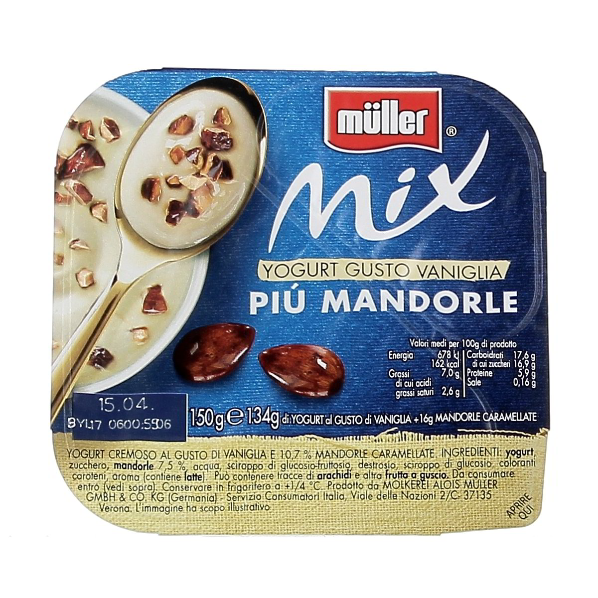 Müller Mix Vaniglia Piu' Mandorle 150 g