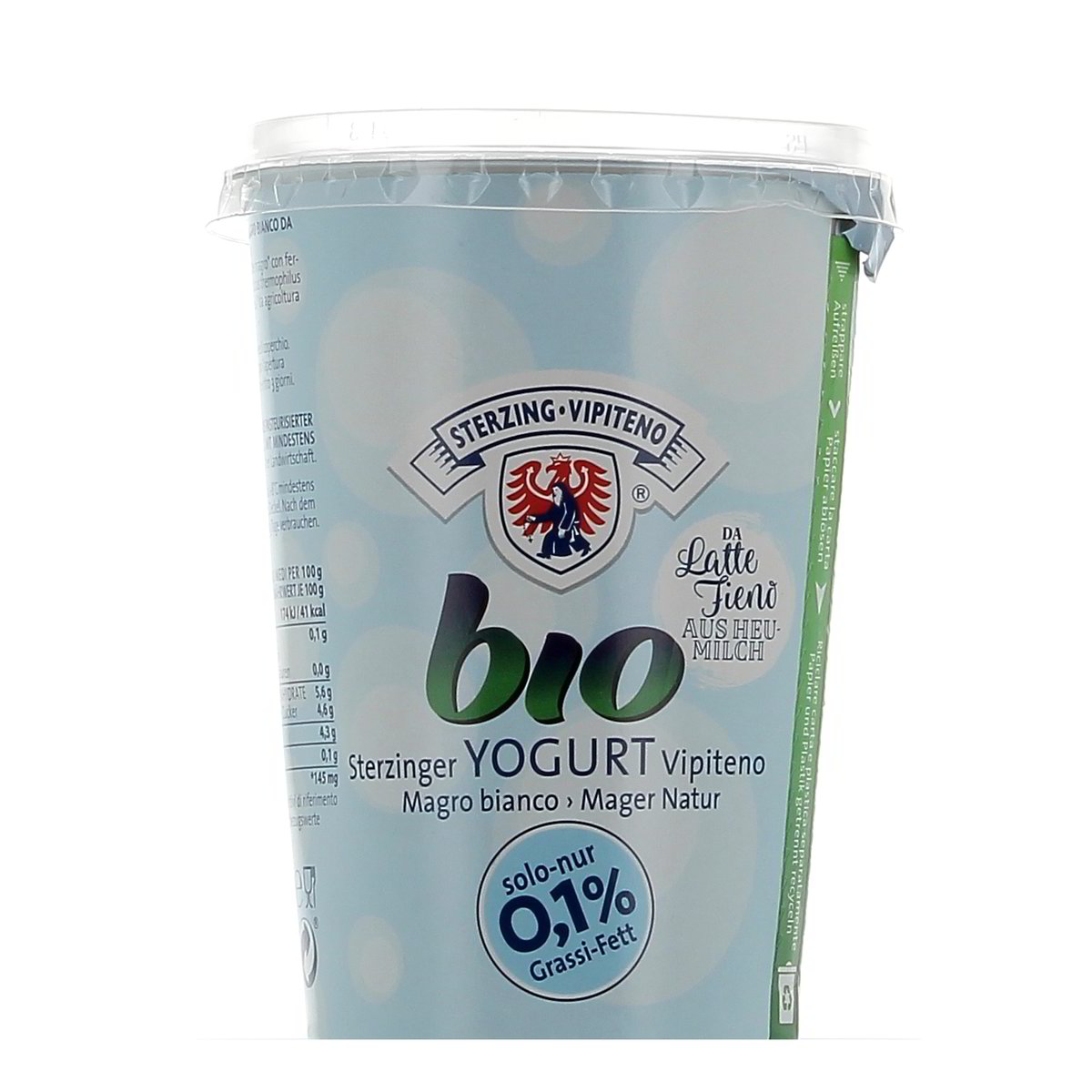 Sterzing Vipiteno Yogurt Magro Bianco Bio 500 g