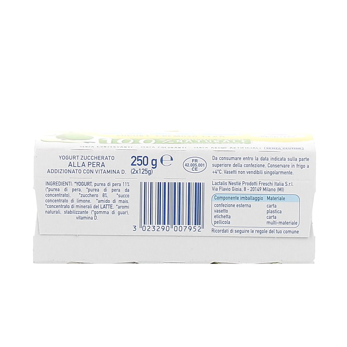 Nestle Mio Yogurt Cremoso Pera 2x125 g — immagine 3