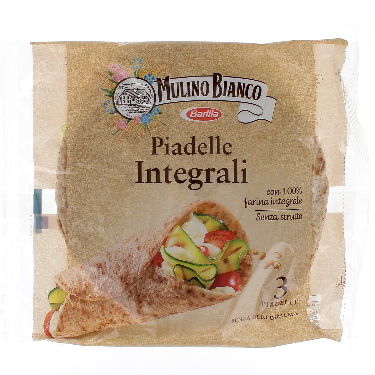 Mulino Bianco PIADELLE INTEGRALI x3 225 g