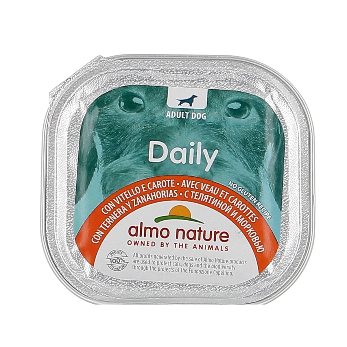 Almo Nature Daily Con Vitello E Carote Adult Dog 100 g