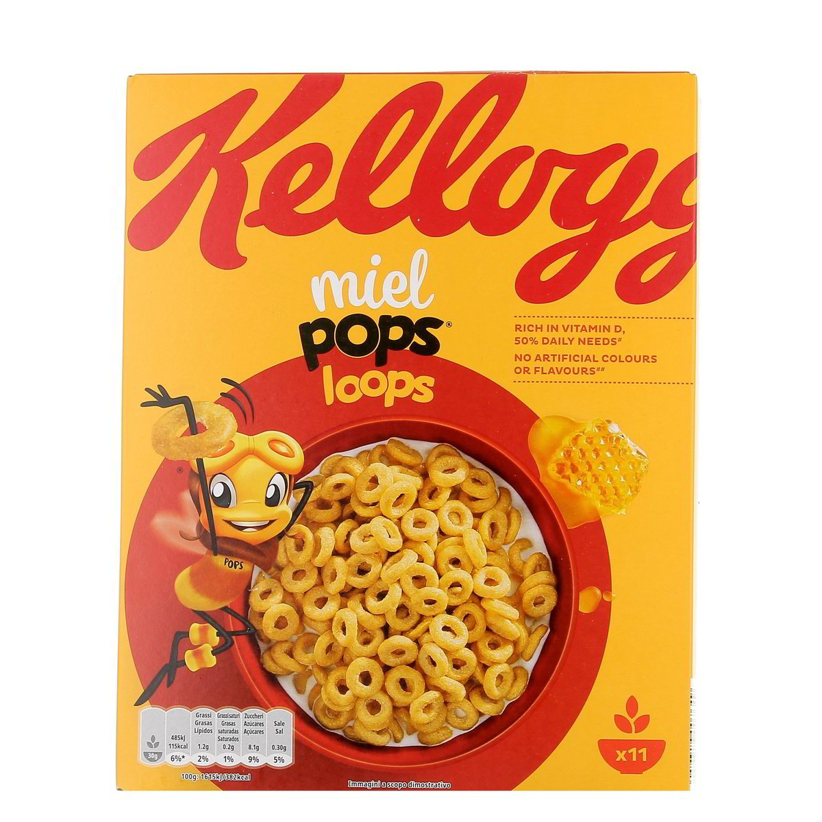 Kellogg'S Miel Pops Loops 330 g
