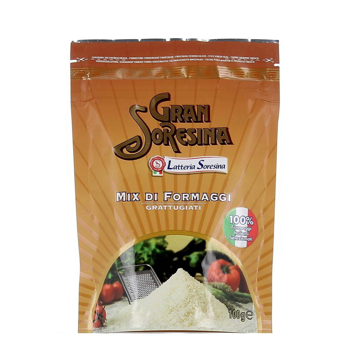 Latteria Soresina Gran Soresina Mix Di Formaggi Grattugiati 100 g