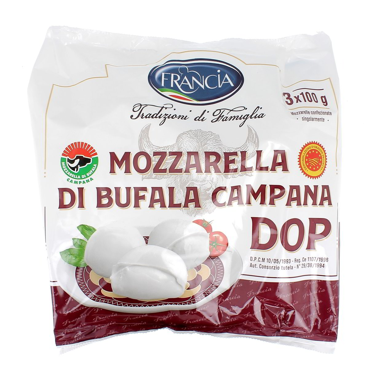 Francia Mozzarella Di Bufala Campana Dop 3x100 g