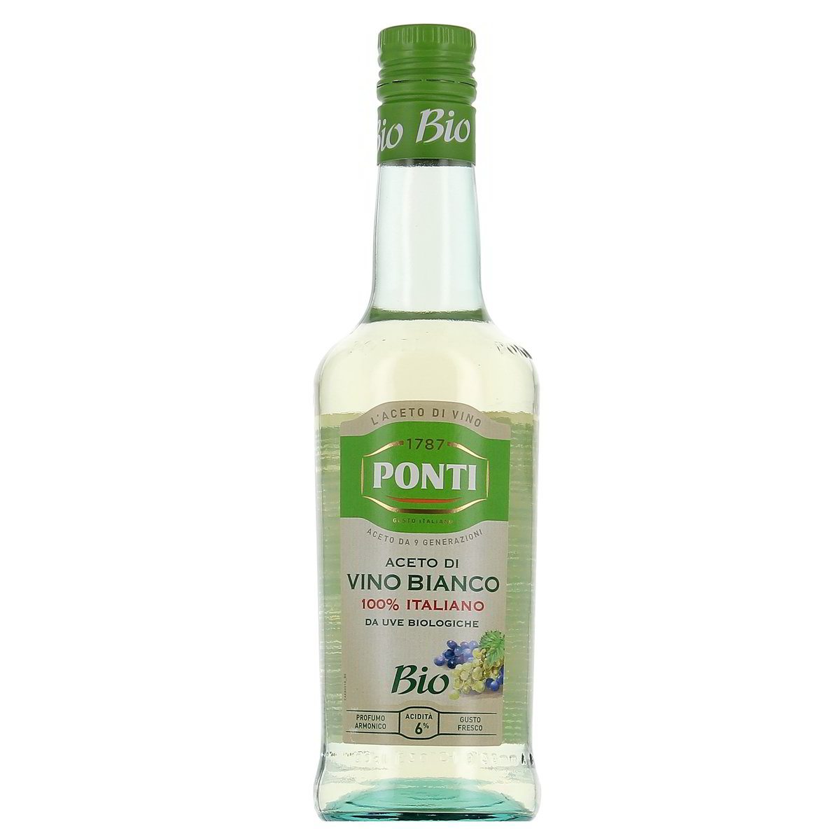 Ponti Aceto Di Vino Bianco 100% Italiano Bio 500 ml