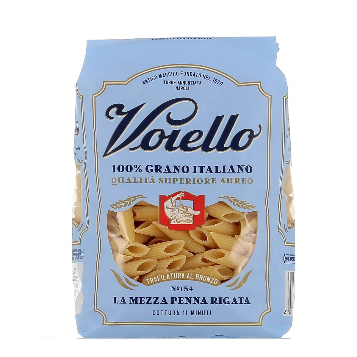 Voiello Mezze Penne Rigate N.154 500 g