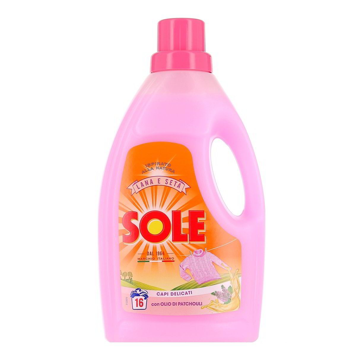 Sole Detersivo Liquido Capi Delicati 16 Lavaggi 1 l