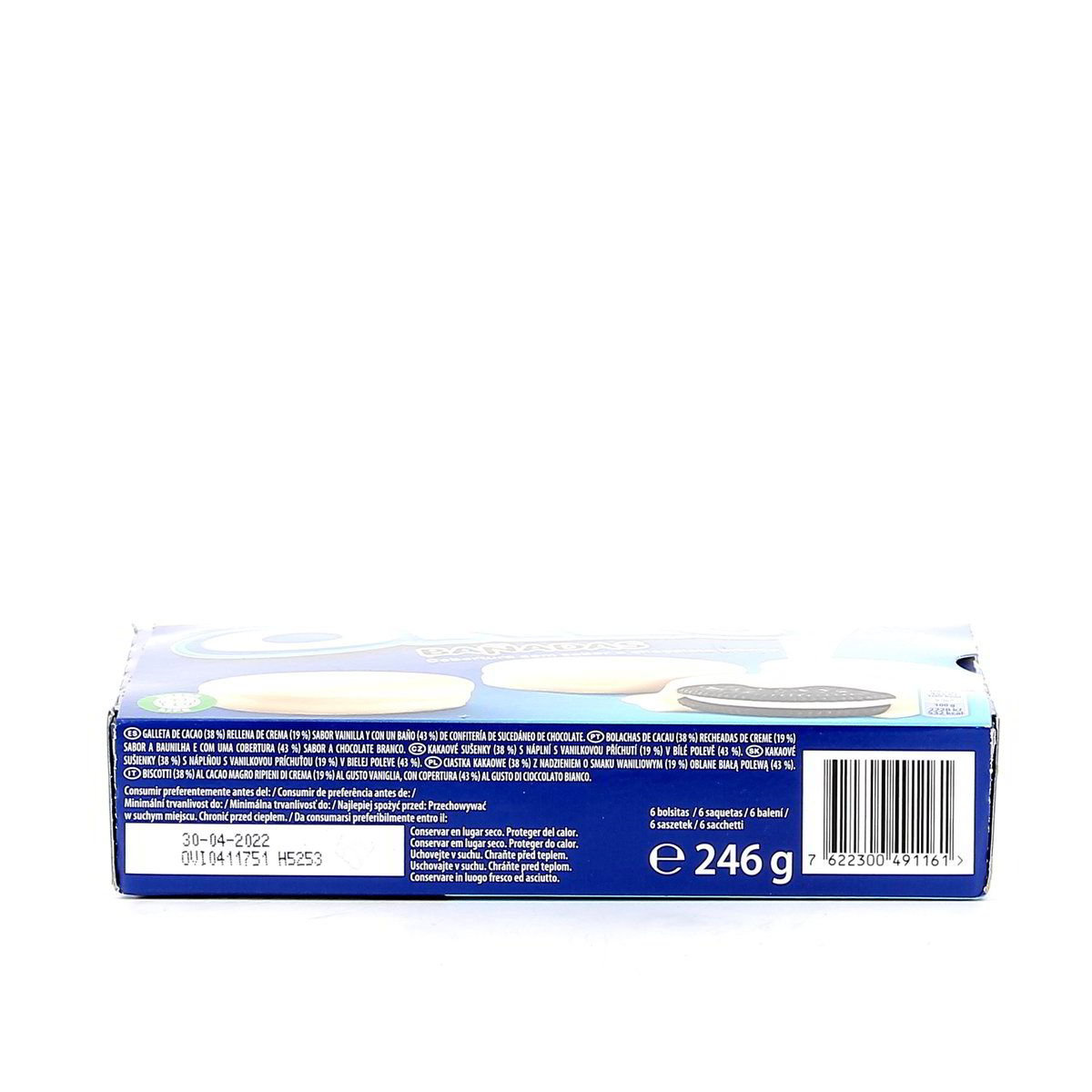 Saiwa Biscotti Oreo Banadas White 246 g — immagine 3