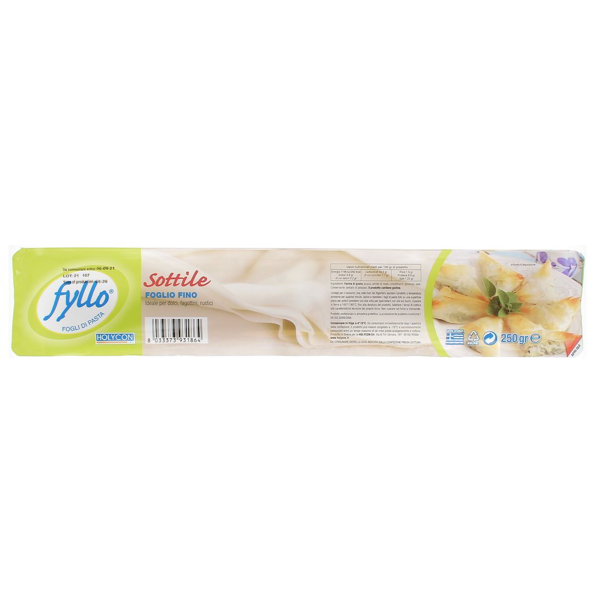 Holycon Pasta Fyllo 250 g
