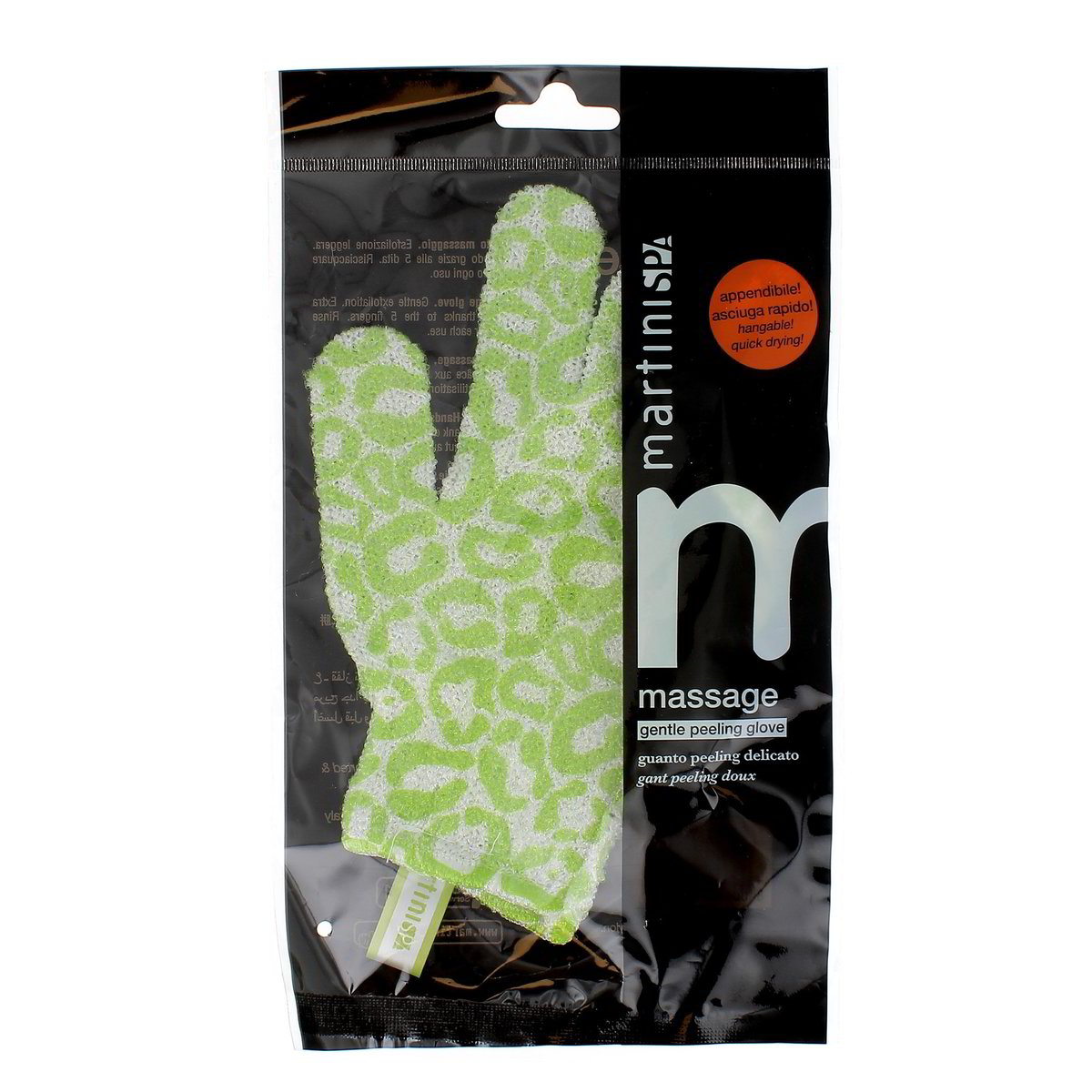 Martini Guanto Bagno Massage Sintetico 5 Dita 1 pezzo
