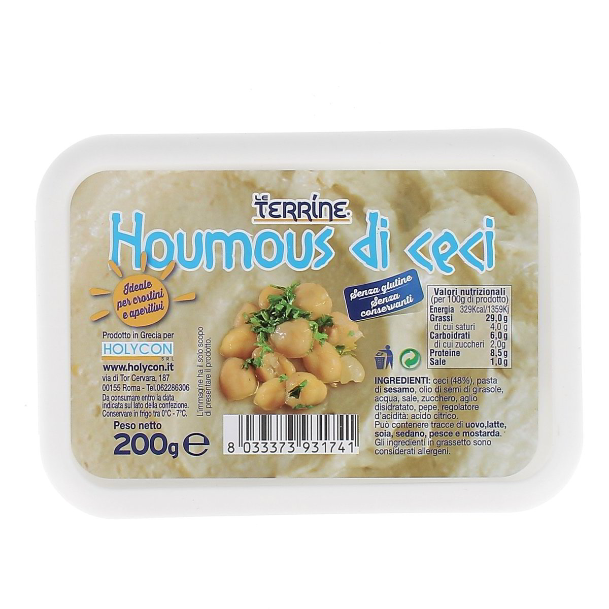 LE Terrine Houmous Di Ceci 200 g