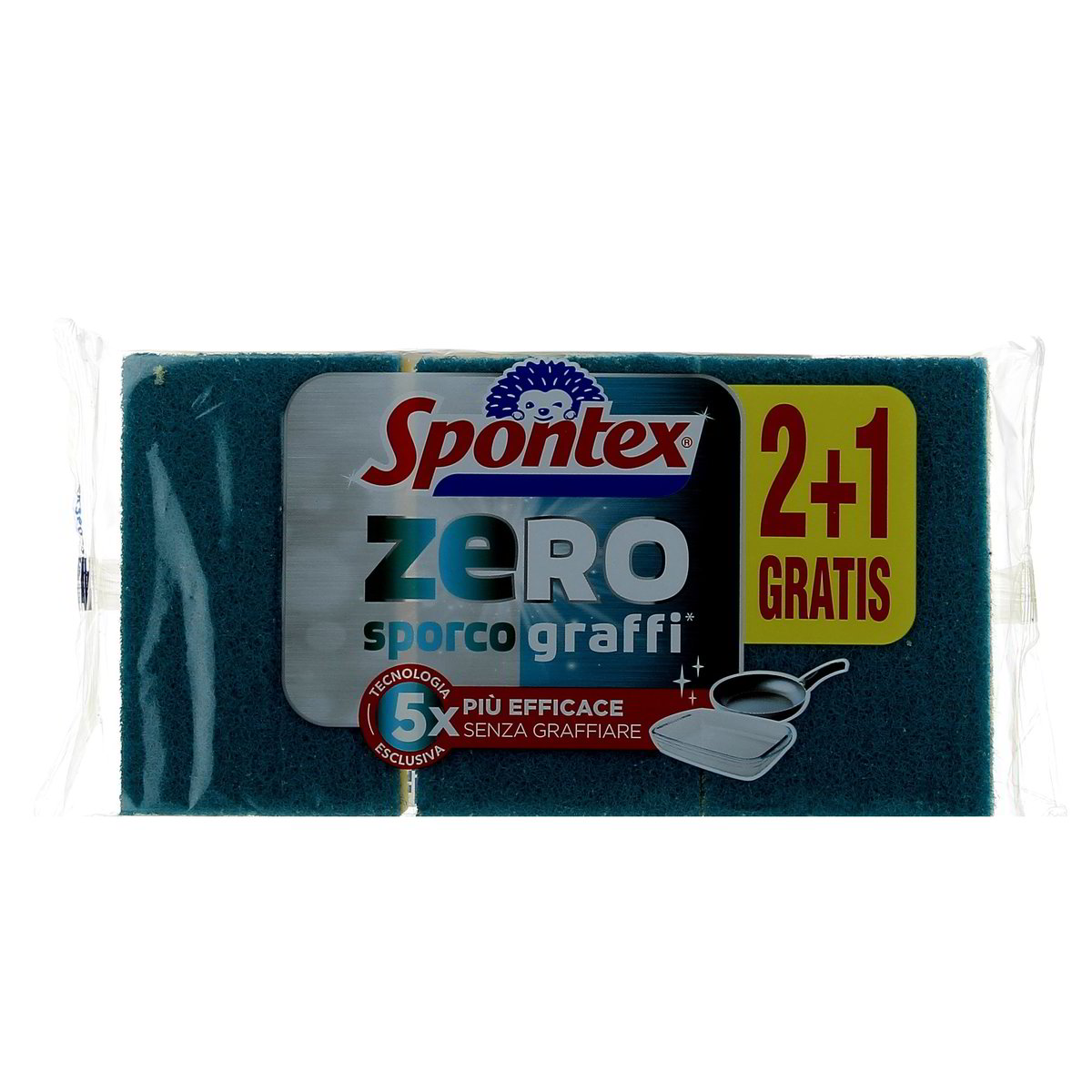 Spontex Spuglia Abrasiva Zero Graffi 3 pezzi