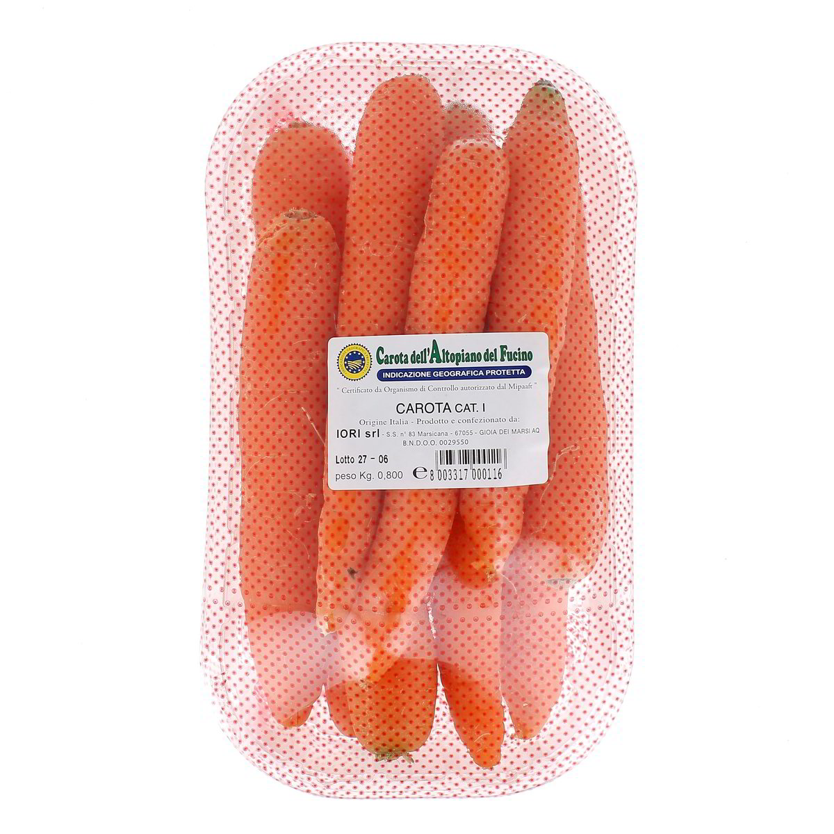 Carota Dell’altopiano Del Fucino Igp 800 g