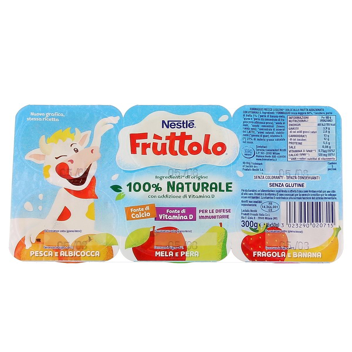 Nestle Fruttolo Dolce Alla Frutta 6x50 g