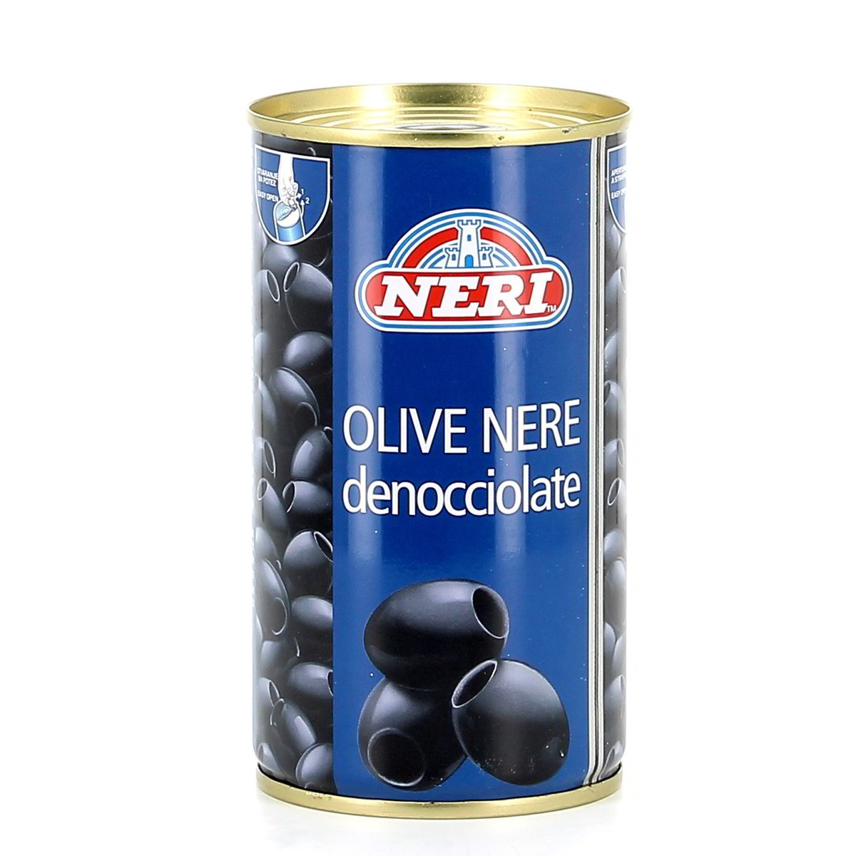 Neri Olive Nere Denocciolate 350 g - sgocciolato 150 g