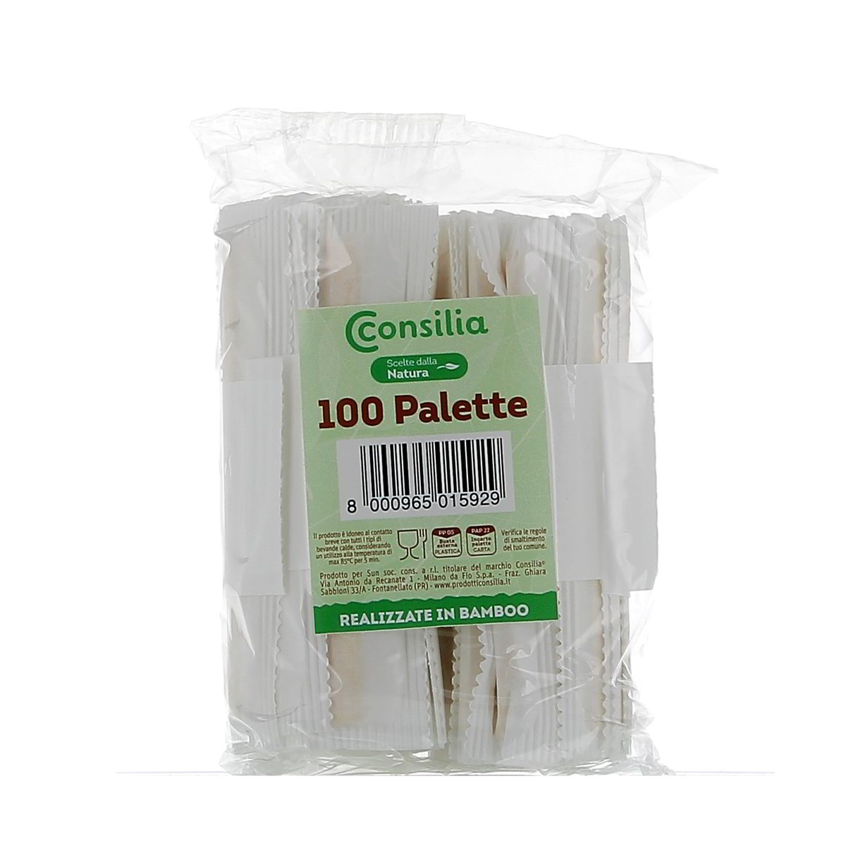 Consilia Palette In Bamboo 100 pezzi