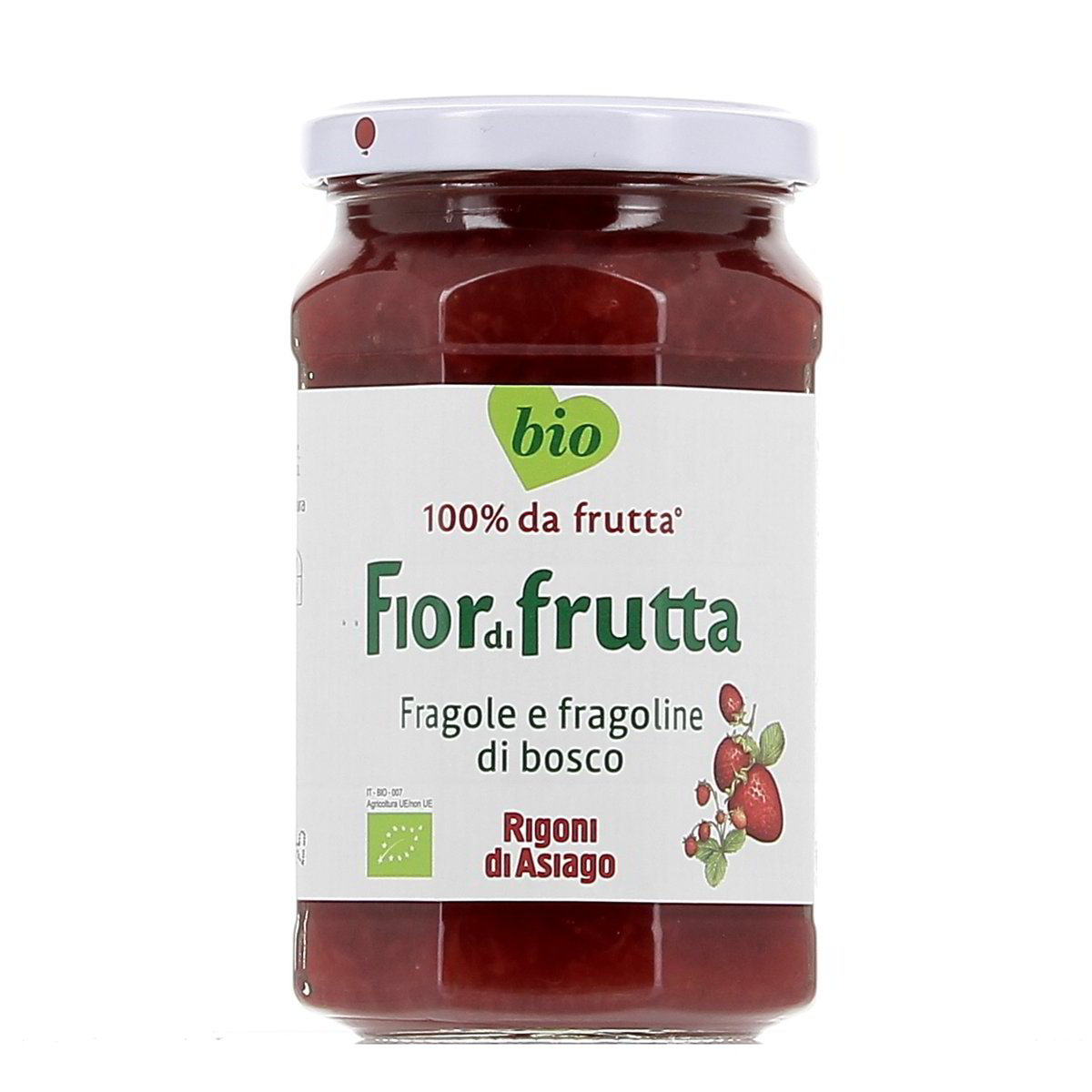Rigoni di Asiago Fiordifrutta Fragole E Fragoline Di Bosco Bio 330 g