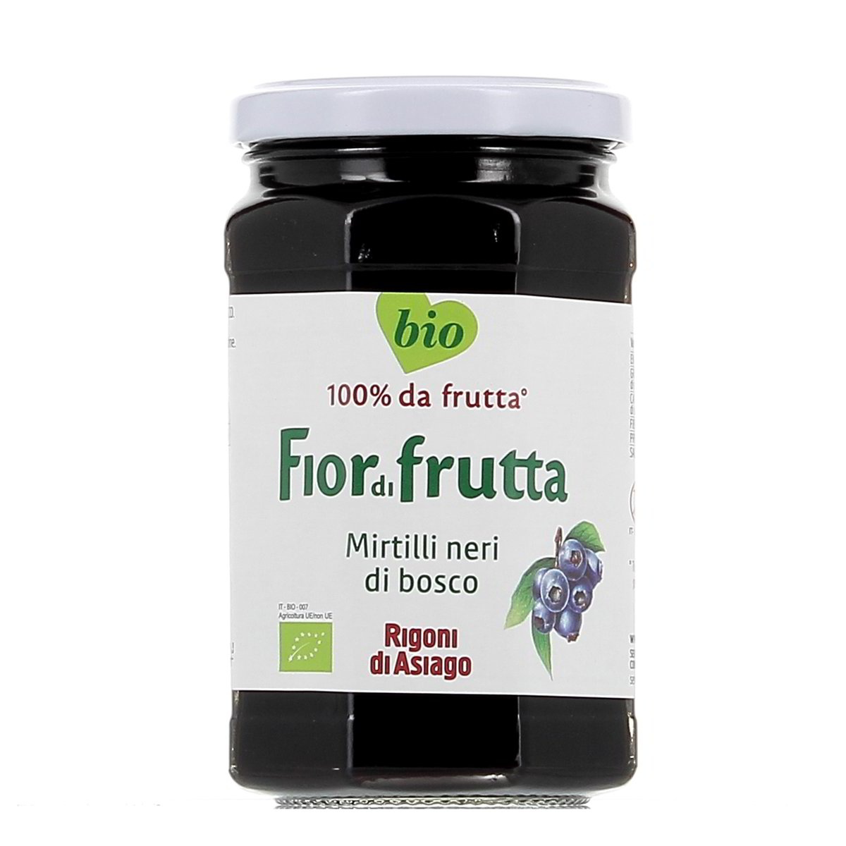 Rigoni di Asiago Fiordifrutta Mirtilli Neri Di Bosco Bio 330 g