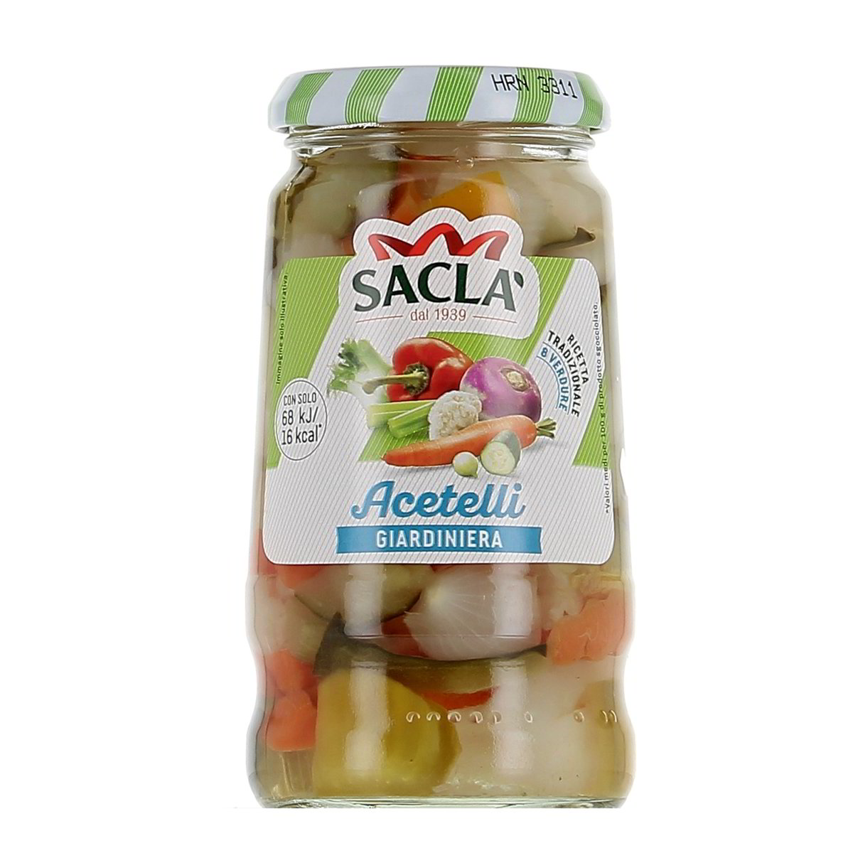 Saclà Acetelli Giardiniera 290 g - sgocciolato 170 g