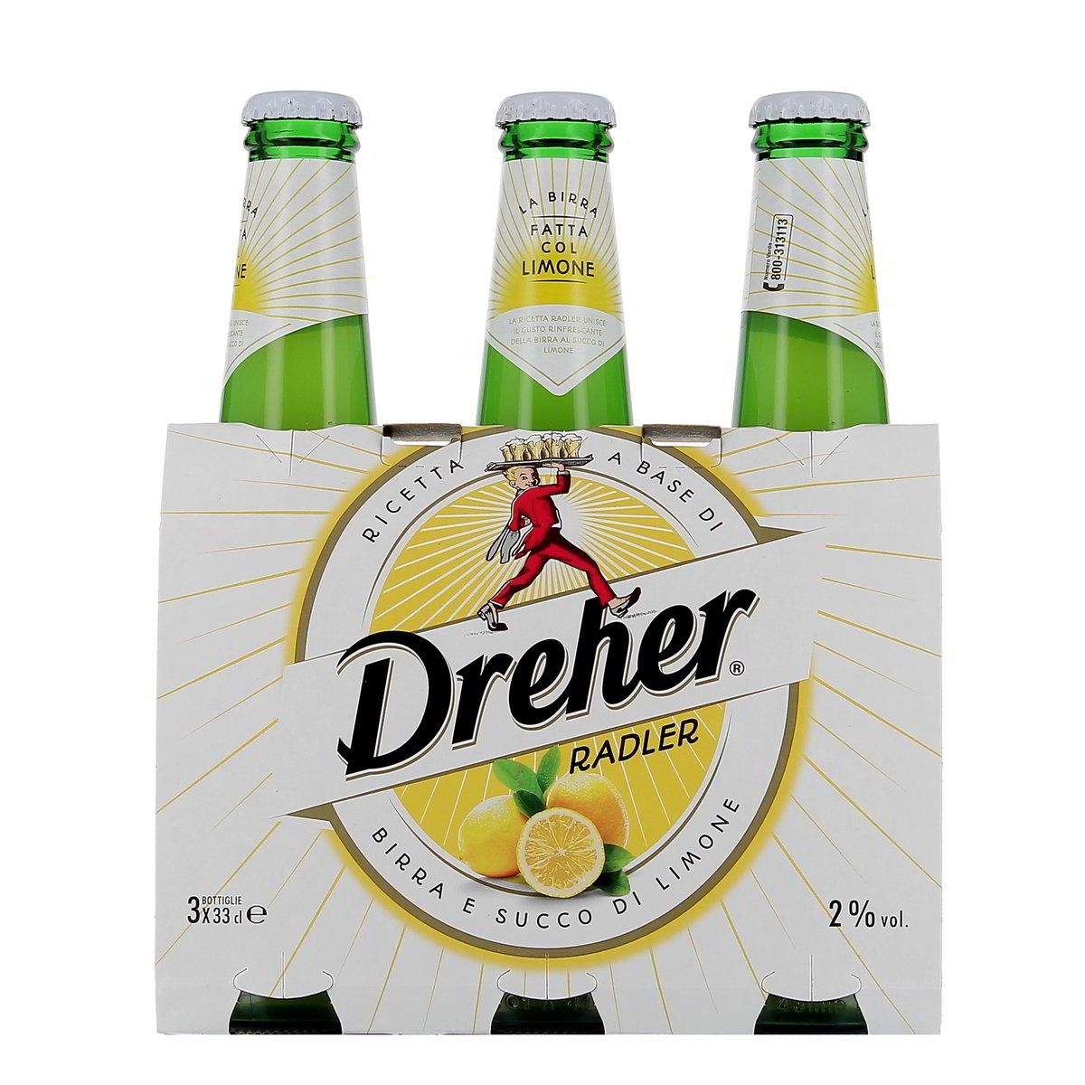 Dreher Birra Radler Limone 3x33 cl