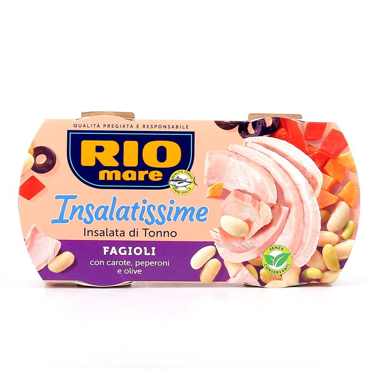 RIO Mare Insalatissime Tonno Fagioli Con Carote Peperoni E Olive 2x160 g