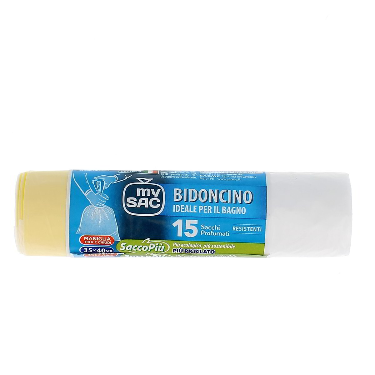 Sacme MY SAC BIDONCINO IDEALE PER IL BAGNO 35x40 15 pezzi