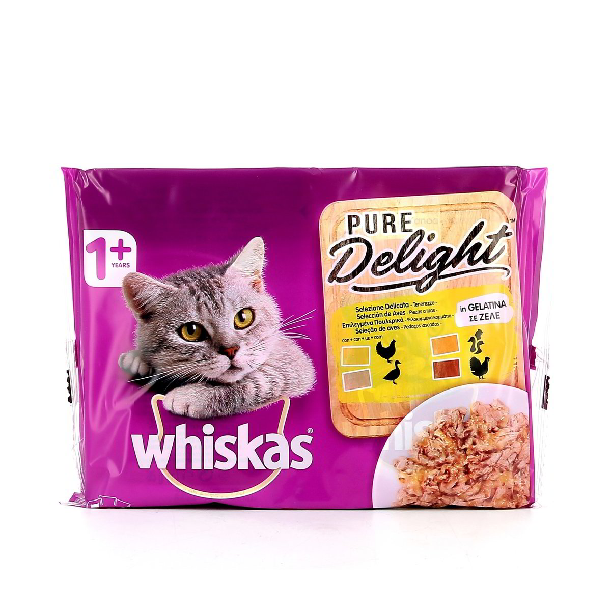 Whiskas STRACCETTI IN GELATINA SELEZIONE DELICATA x4 340 g