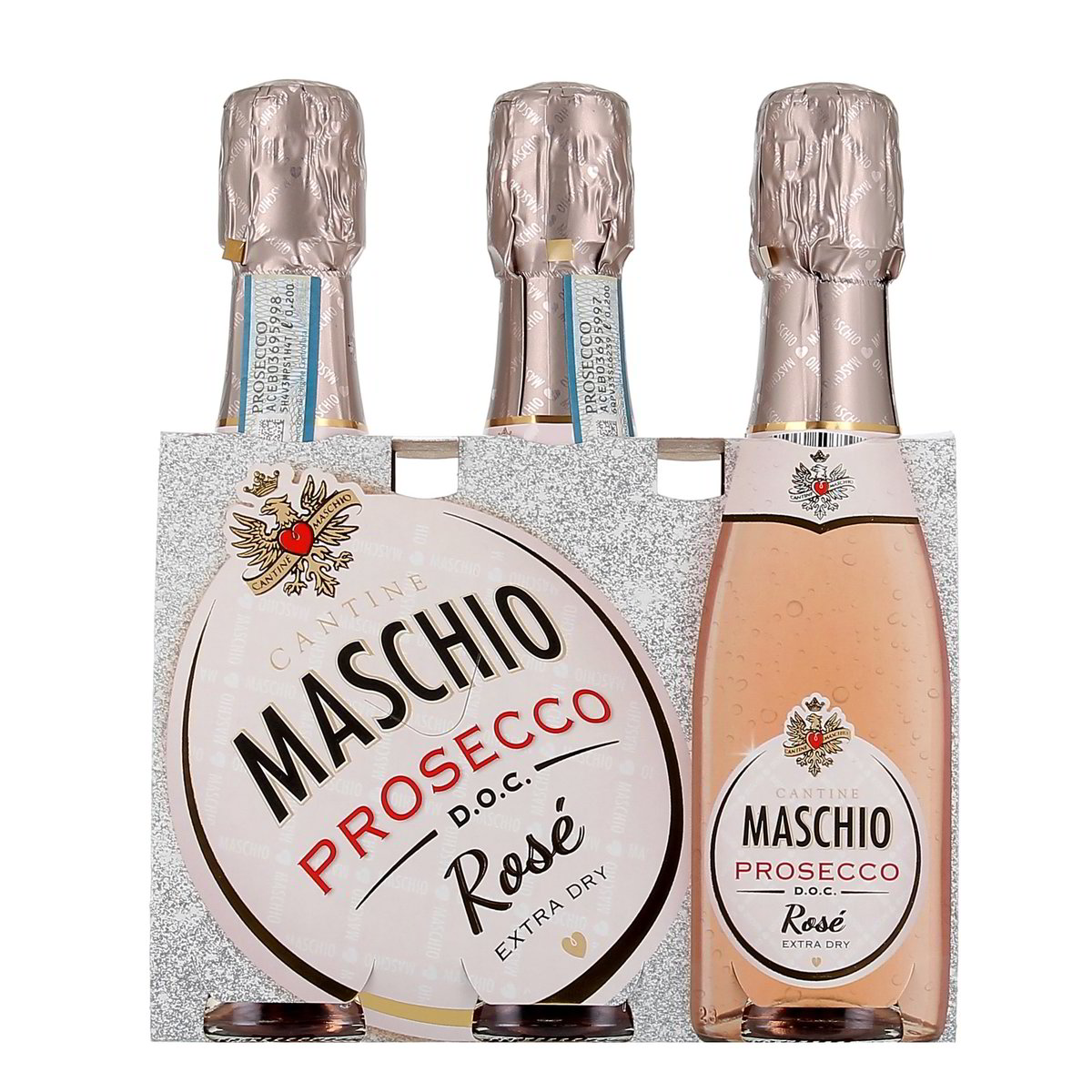 Maschio Prosecco Rosé Extra Dry Doc 3x200 ml