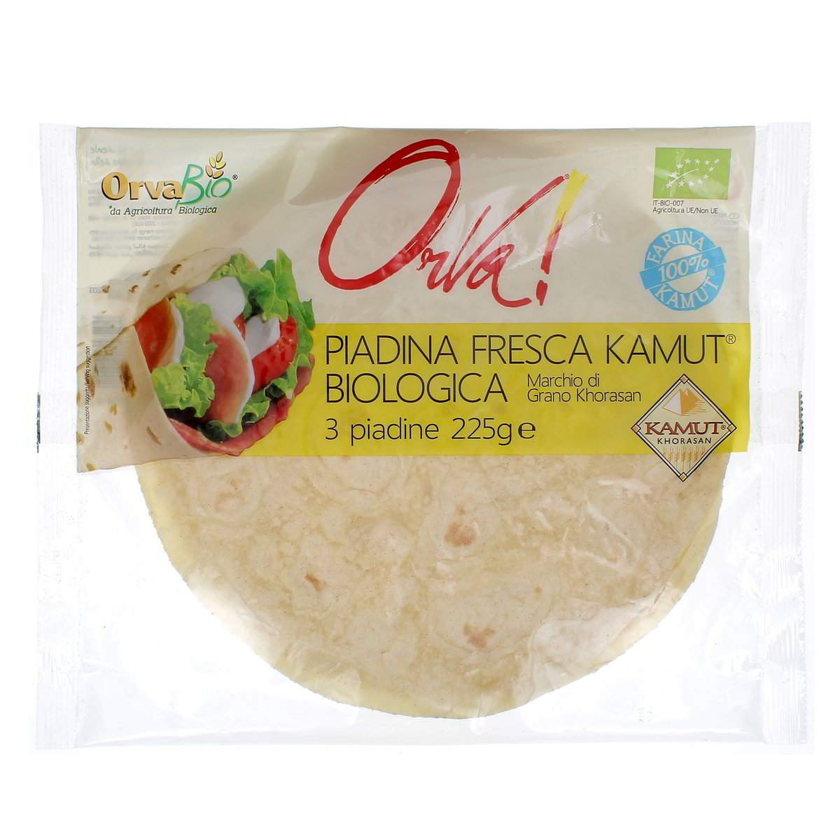 Orva PIADINA FRESCA KAMUT BIO x3 225 g