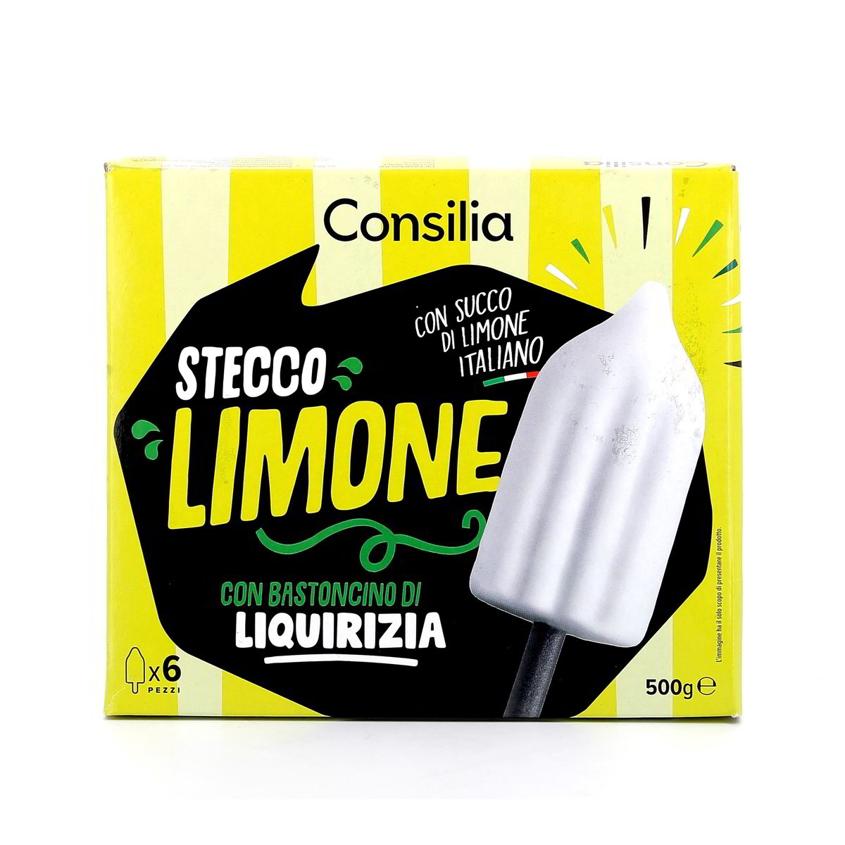 Consilia 6 Stecchi Limone Con Bastoncini Di Liquirizia 500 g