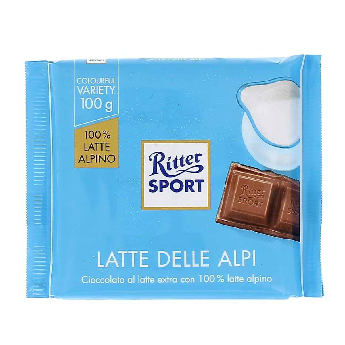 Ritter Sport Cioccolato Al Latte Delle Alpi 100 g